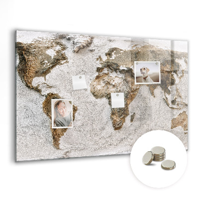 Magnetinė lenta vaikams Senasis pasaulio žemėlapis