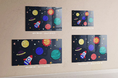 Magnetinė lenta vaikams Vaikų kosmosas