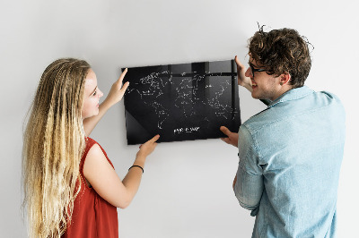 Magnetinė lenta vaikams Pasaulio žemėlapio šalys