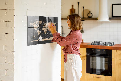 Magnetinė lenta vaikams Senovinis pasaulio žemėlapis