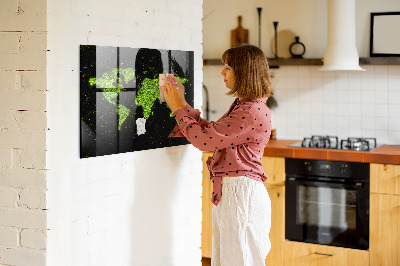 Magnetinė lenta vaikams Pasaulio žemėlapis