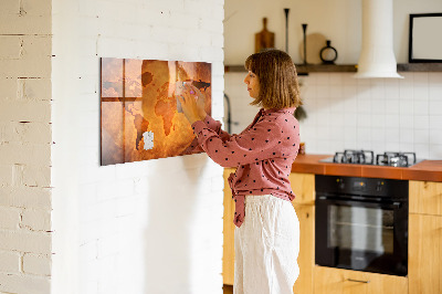 Magnetinė lenta vaikams Didelis pasaulio žemėlapis