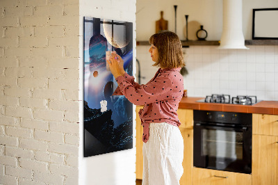 Magnetinė lenta vaikams Kosminė galaktika