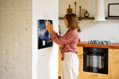 Magnetinė lenta vaikams Kosminė galaktika