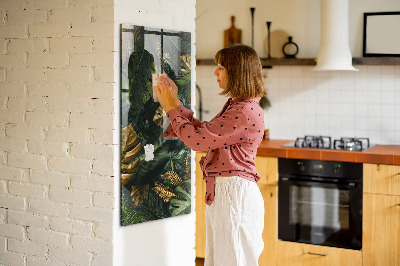 Magnetinė lenta Tropiniai lapai