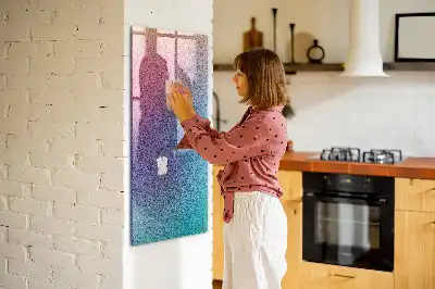 Magnetinė lenta su rašikliu gradientinė abstrakcija