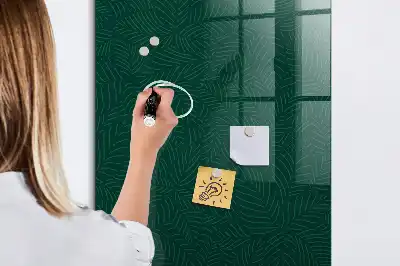 Magnetinė piešimo lenta linijinis lapų raštas