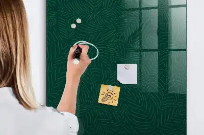 Magnetinė piešimo lenta linijinis lapų raštas