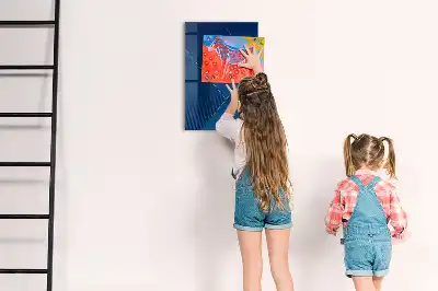 Magnetinė lenta su rašikliu dekoratyvinio rašto