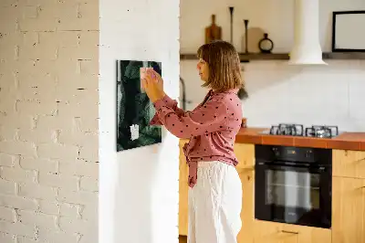 Magnetinė piešimo lenta su augalų ir džiunglių motyvais