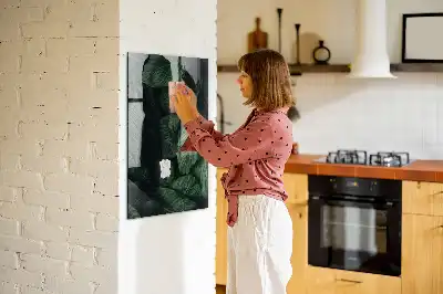 Magnetinė piešimo lenta su augalų ir džiunglių motyvais