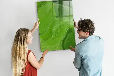 Magnetinė piešimo lenta bangų abstrakcijos dizaino