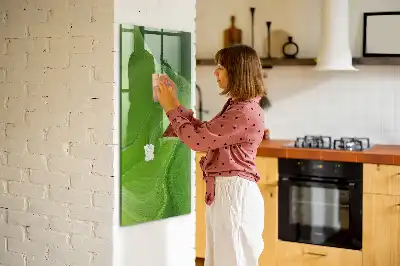 Magnetinė piešimo lenta bangų abstrakcijos dizaino