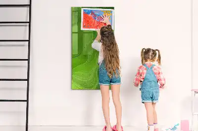 Magnetinė piešimo lenta bangų abstrakcijos dizaino