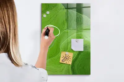 Magnetinė piešimo lenta bangų abstrakcijos dizaino