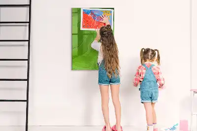 Magnetinė piešimo lenta bangų abstrakcijos dizaino