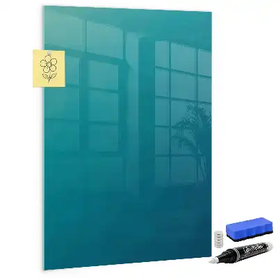 Magnetinė lenta su rašikliu geometrinės abstrakcijos raštas