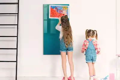 Magnetinė lenta su rašikliu geometrinės abstrakcijos raštas