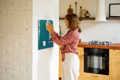 Magnetinė lenta su rašikliu geometrinės abstrakcijos raštas