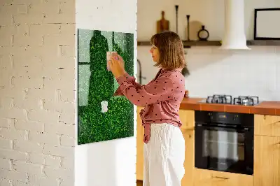 Magnetinė lenta su rašikliu Lapų gyvatvorė
