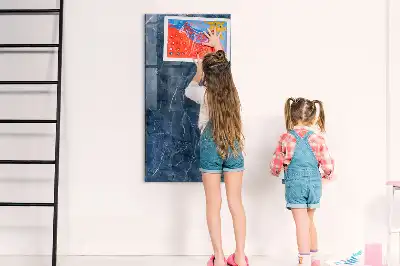Magnetinė lenta su rašikliu dekoratyvinio marmuro raštas