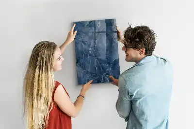 Magnetinė lenta su rašikliu dekoratyvinio marmuro raštas