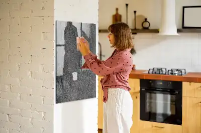 Magnetinė piešimo lenta rūdžių tekstūros dizainas