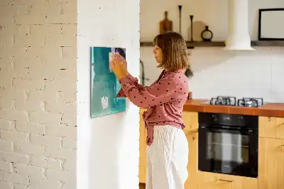Magnetinė lenta su rašikliu jūros abstrakcijos dizaino