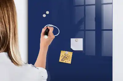 Magnetinė lenta su rašikliu tamsiai mėlyna