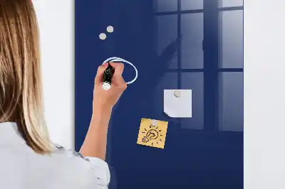 Magnetinė lenta su rašikliu tamsiai mėlyna