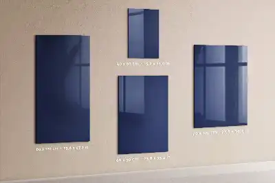 Magnetinė lenta su rašikliu tamsiai mėlyna