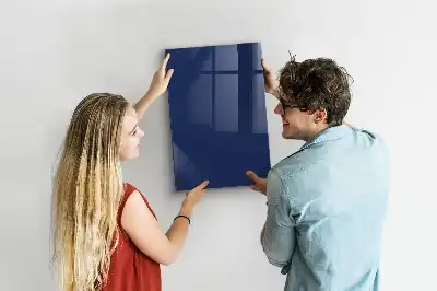 Magnetinė lenta su rašikliu tamsiai mėlyna