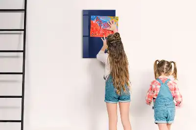Magnetinė lenta su rašikliu tamsiai mėlyna