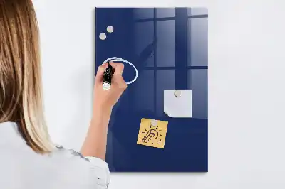 Magnetinė lenta su rašikliu tamsiai mėlyna