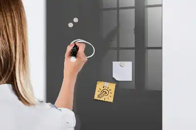 Magnetinė lenta su rašikliu pilkos spalvos