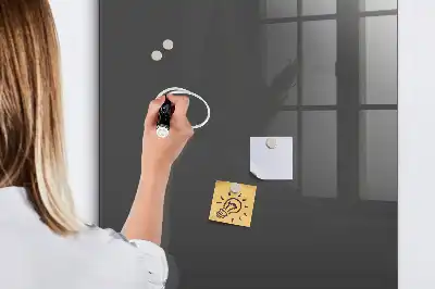Magnetinė lenta su rašikliu pilkos spalvos