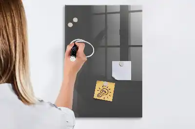 Magnetinė lenta su rašikliu pilkos spalvos
