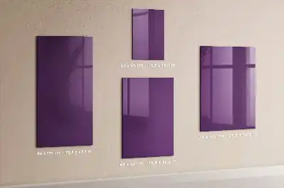 Magnetinė piešimo lenta violetinės spalvos
