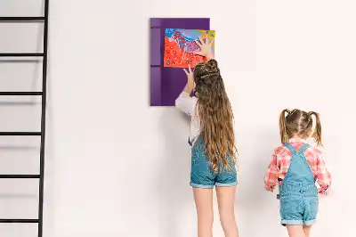 Magnetinė piešimo lenta violetinės spalvos