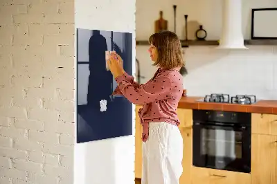 Magnetinė lenta su rašikliu tamsiai mėlyna