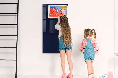 Magnetinė lenta su rašikliu tamsiai mėlyna