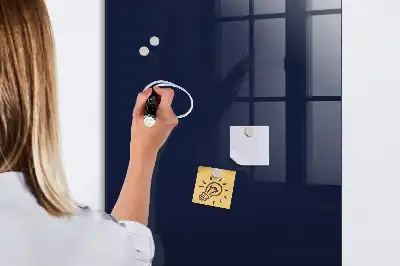 Magnetinė lenta su rašikliu tamsiai mėlyna