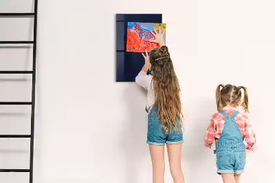 Magnetinė lenta su rašikliu tamsiai mėlyna
