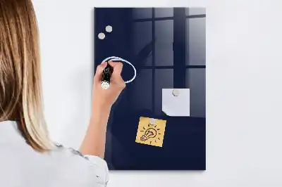 Magnetinė lenta su rašikliu tamsiai mėlyna