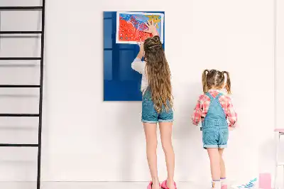 Magnetinė lenta su rašikliu mėlynos spalvos