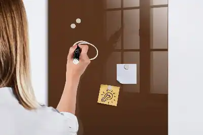 Magnetinė piešimo lenta rudos spalvos