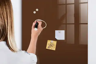 Magnetinė piešimo lenta rudos spalvos