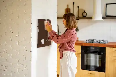 Magnetinė piešimo lenta rudos spalvos