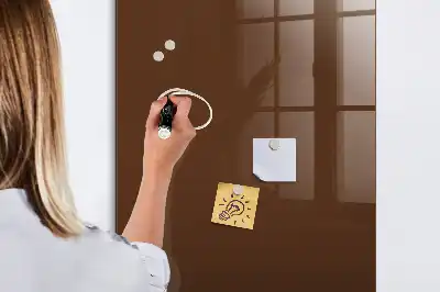 Magnetinė piešimo lenta rudos spalvos