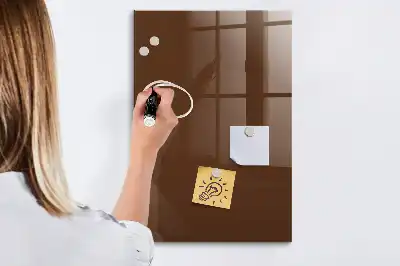 Magnetinė piešimo lenta rudos spalvos